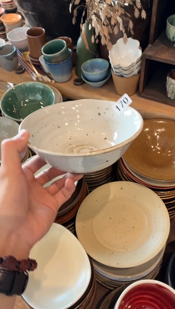 瓷片p**a170白麻点明式古碗1个