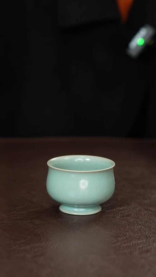 摆件陶原矿原釉汝宋汝瓷