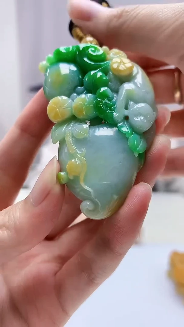 定制翡翠未镶嵌0405zm-毛货挂件89