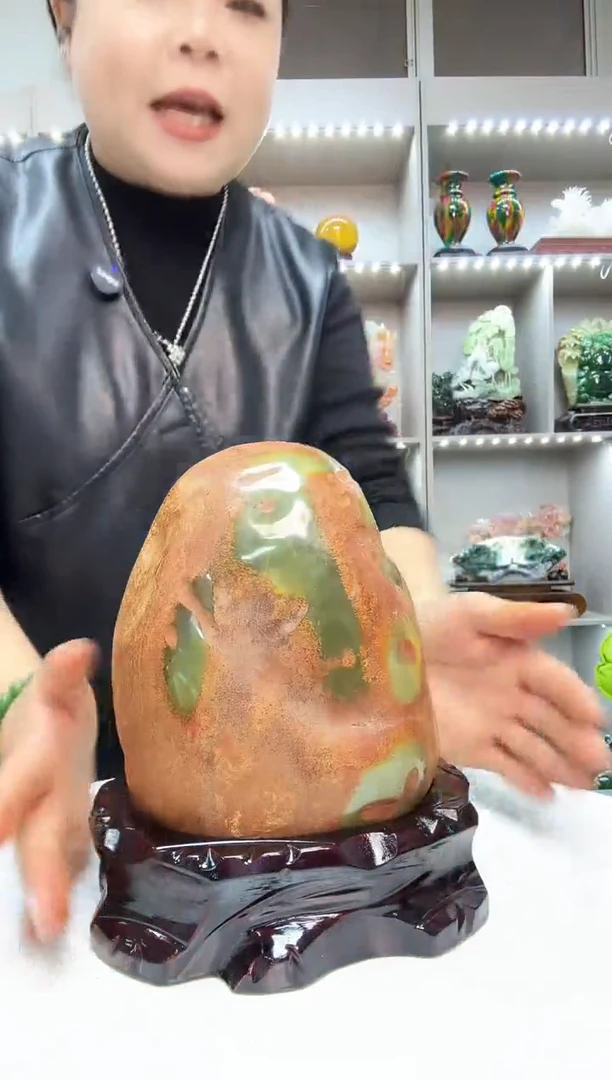 石材天然石材家居摆件办公室客厅玄关高档摆件