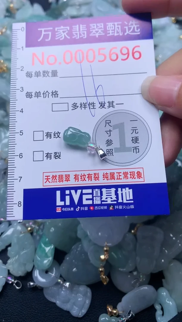 颈饰未镶嵌翡翠5696