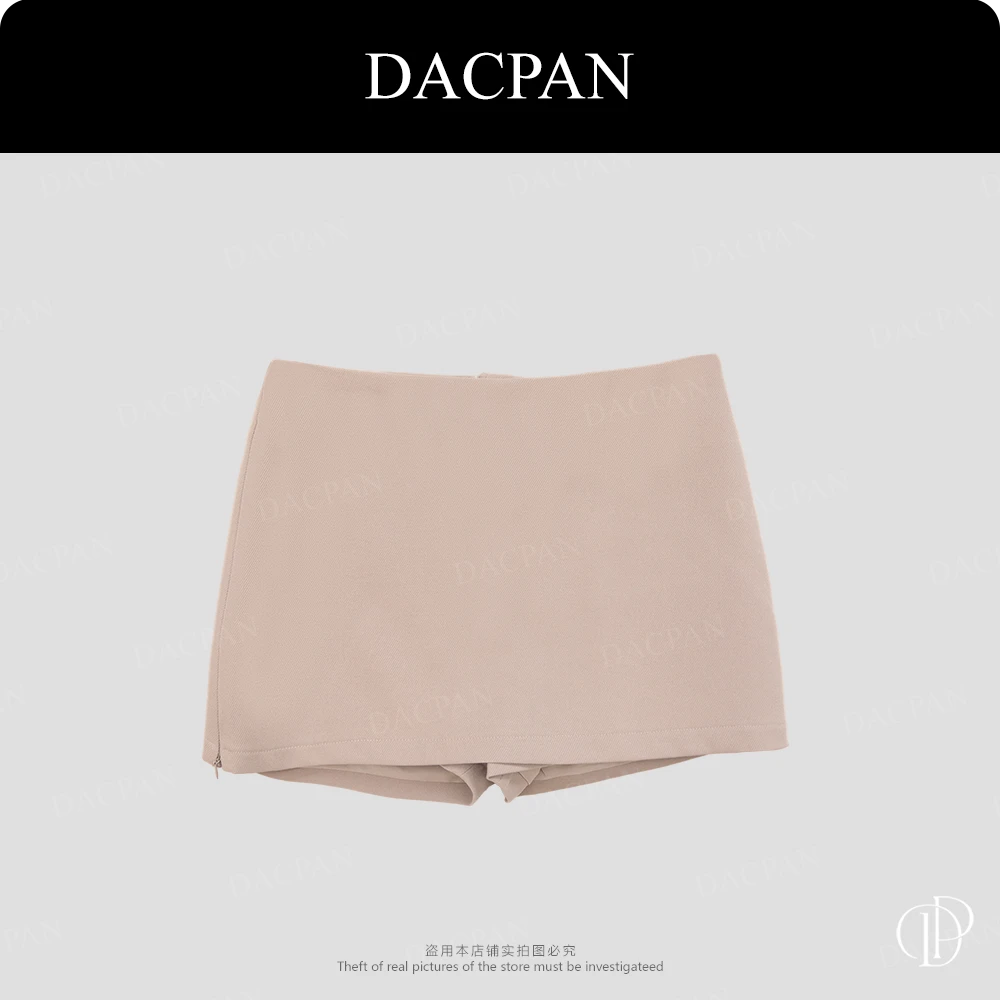 DACPAN- “遮胯裤裙”简约西装短裙  有安全裤 2025/盼·PP 25836