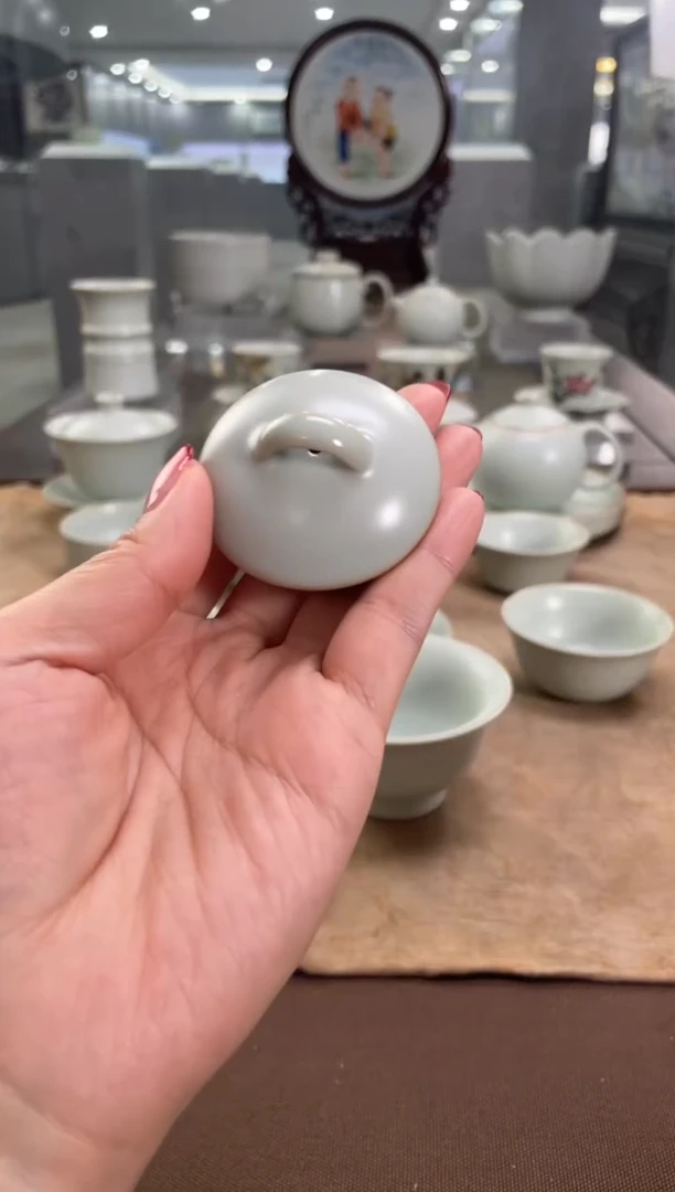【闪购商品】天青秦权壶（盖子）