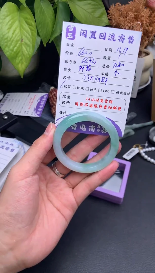 未镶嵌手镯翡翠手镯