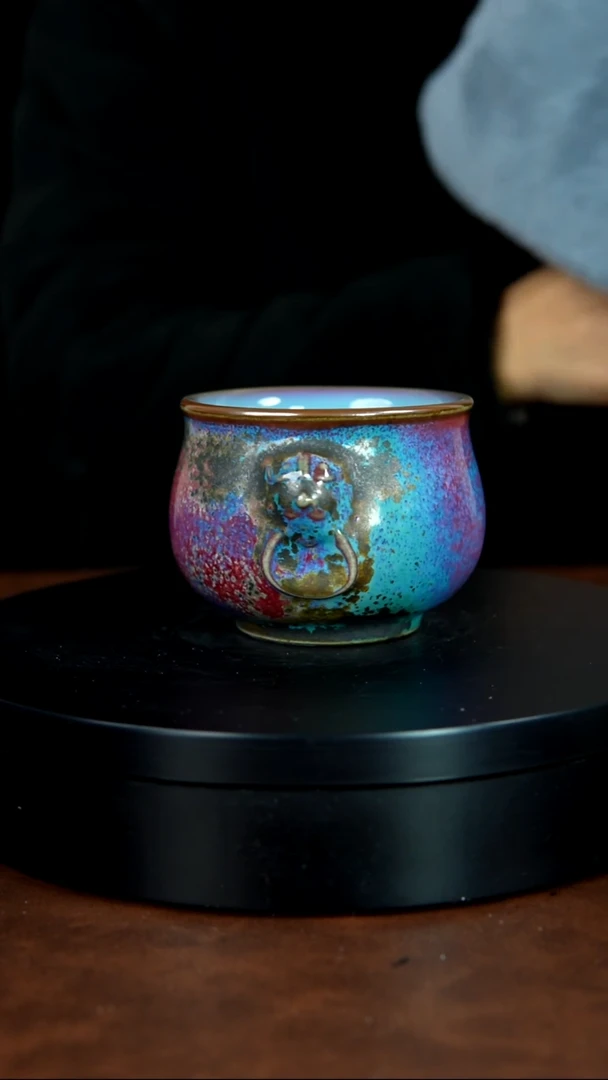 600号/禹州神垕特产】原矿原产地钧瓷茶具