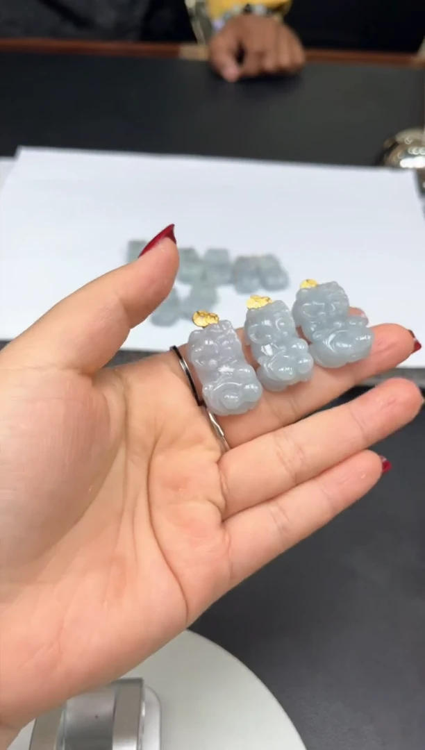 【闪购商品】翡翠颈饰未镶嵌貔貅多样性发一