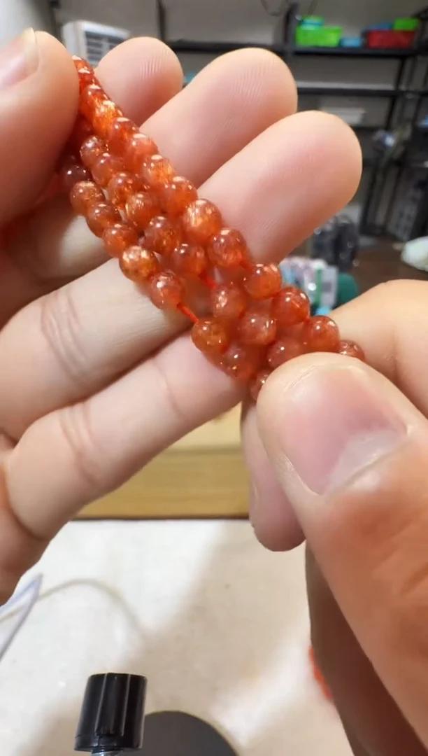 未镶嵌手链日光石晶1060 约5mm