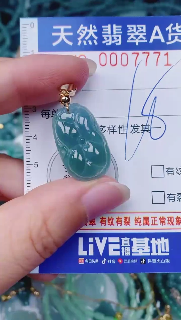 颈饰未镶嵌翡翠00007771
