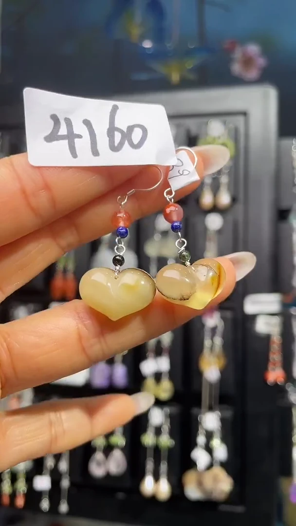 银S925镶嵌耳饰紫晶喜欢拍微瑕