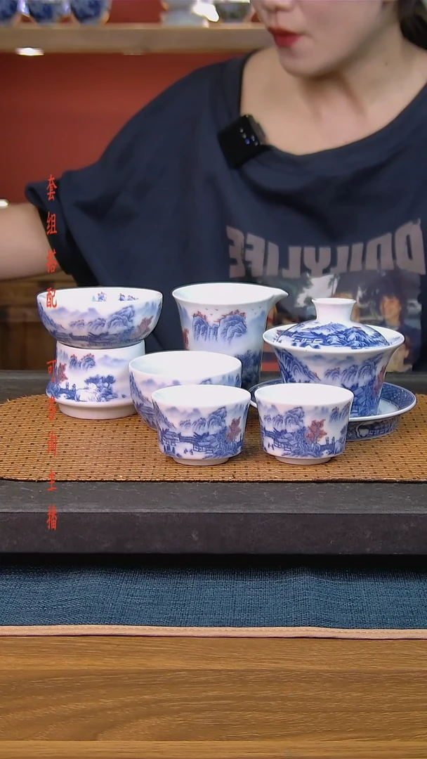 简装家用款6件套 白瓷陶瓷茶具