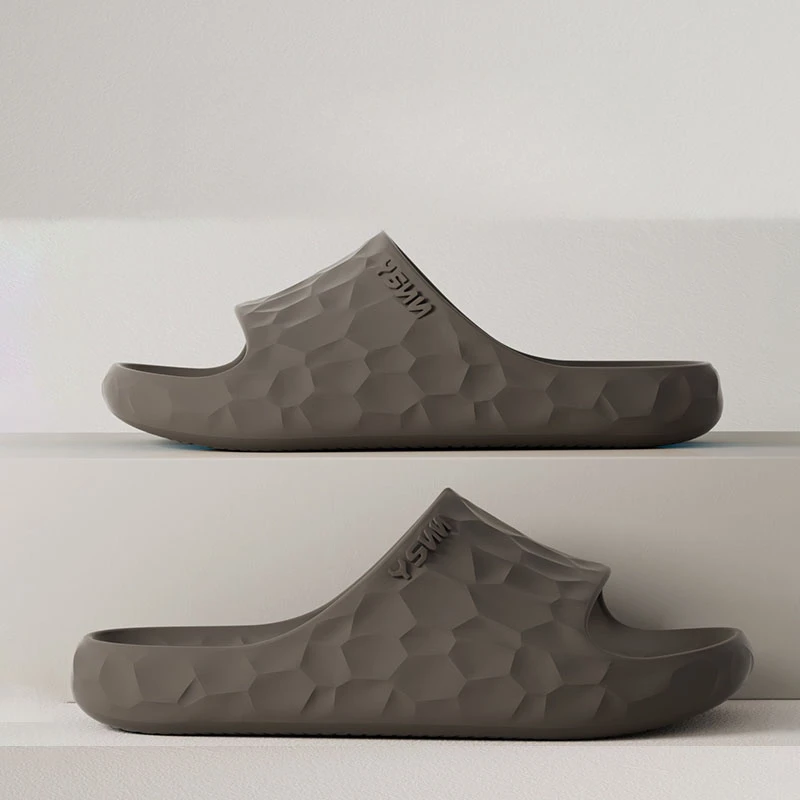 顿奇摩费涅踩屎感软底轻便拖鞋夏季男居家用静音情侣室内防滑防臭