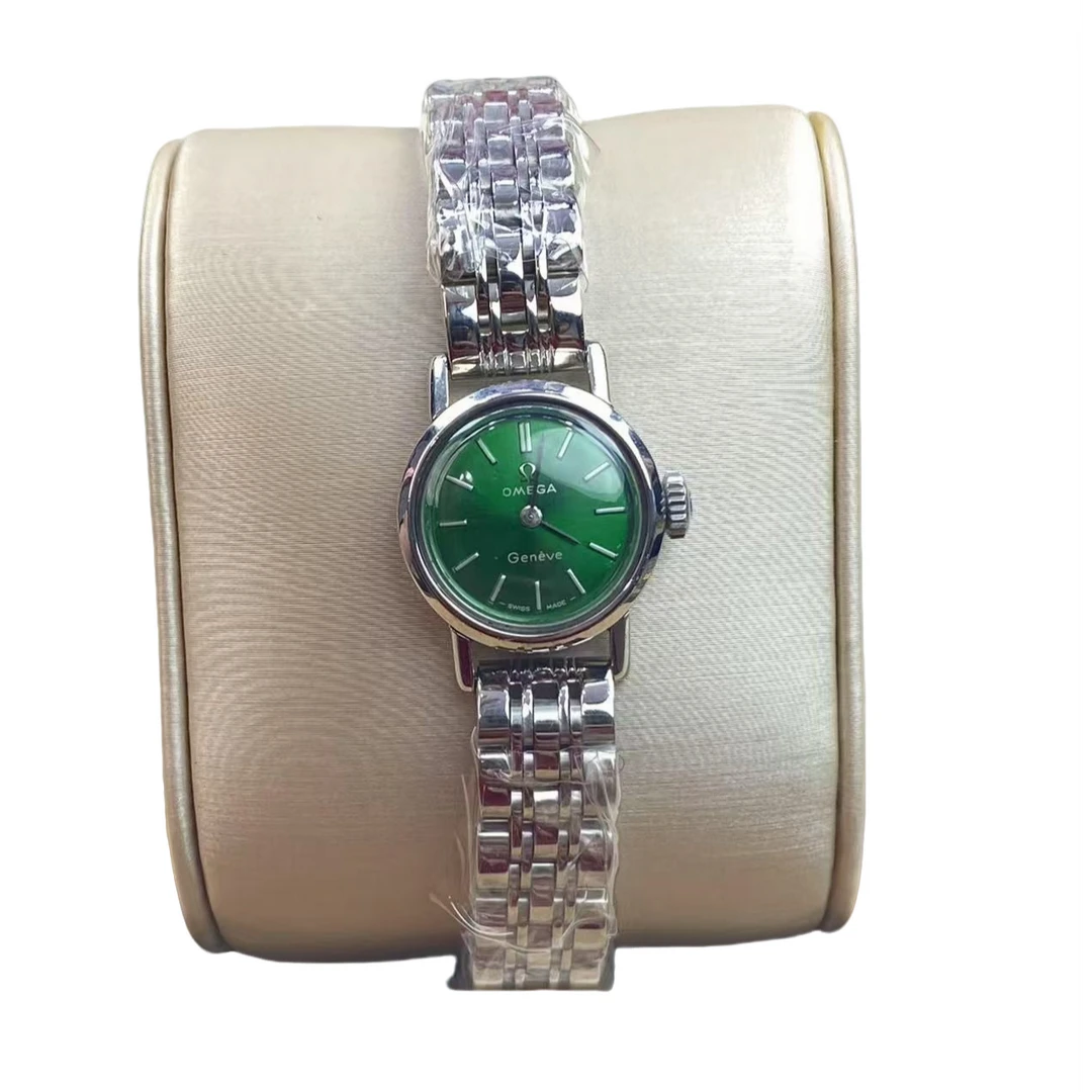 95新 Omega/欧米茄 19mm手动机械WTX3325后钻日内瓦系列瑞士名表