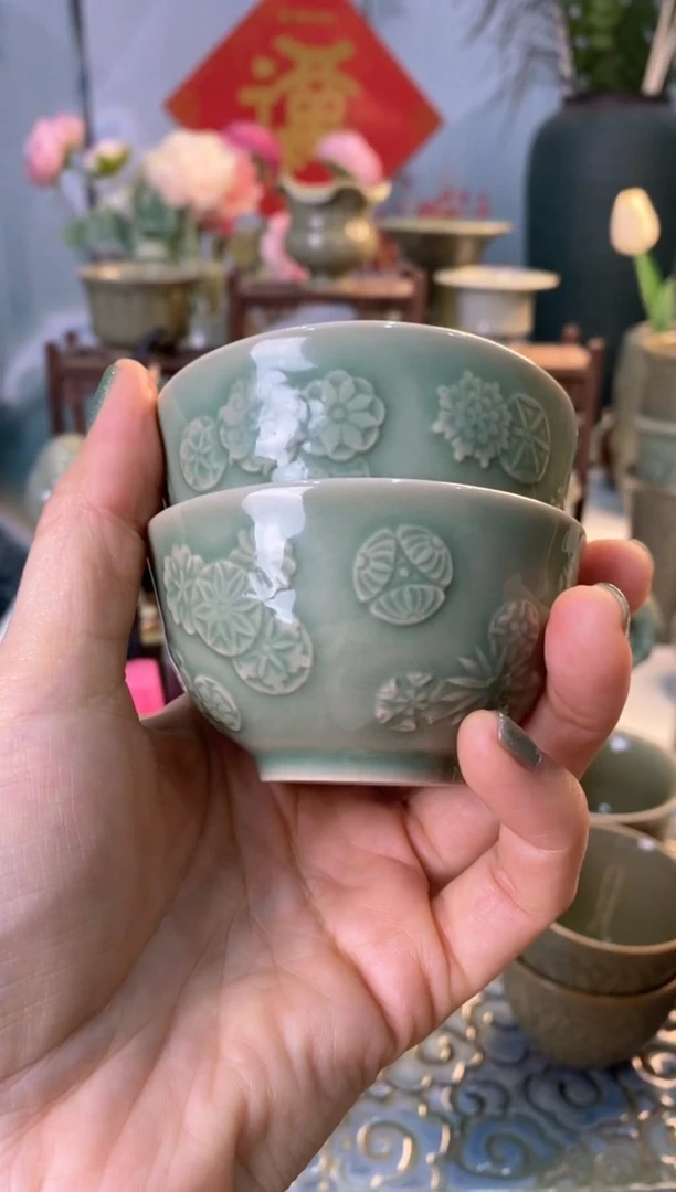 【闪购商品】TS040 绣 球 杯 2只微瑕