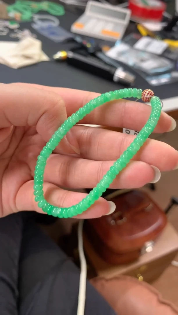 【闪购商品】翡翠手链未镶嵌Z255|7500