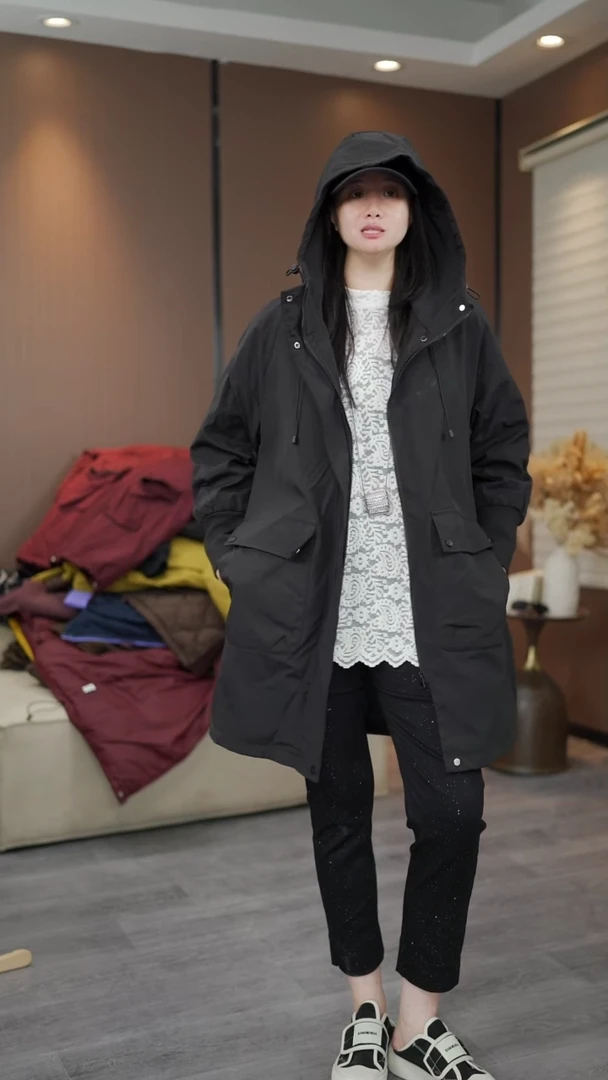 羊羔毛不加棉宽松显瘦外套