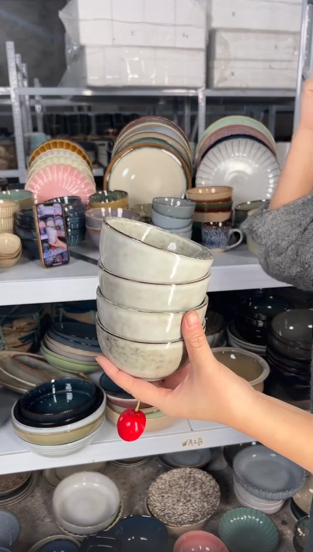 陶瓷外贸尾货瑕疵满20包邮X4 米饭碗