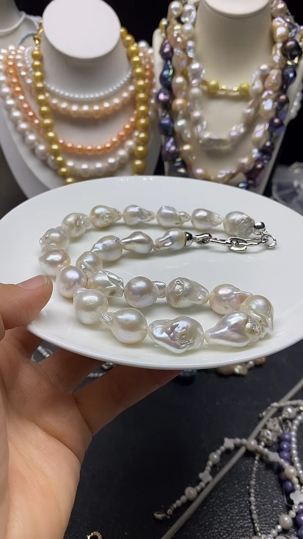 颈饰未镶嵌淡水珍珠多人