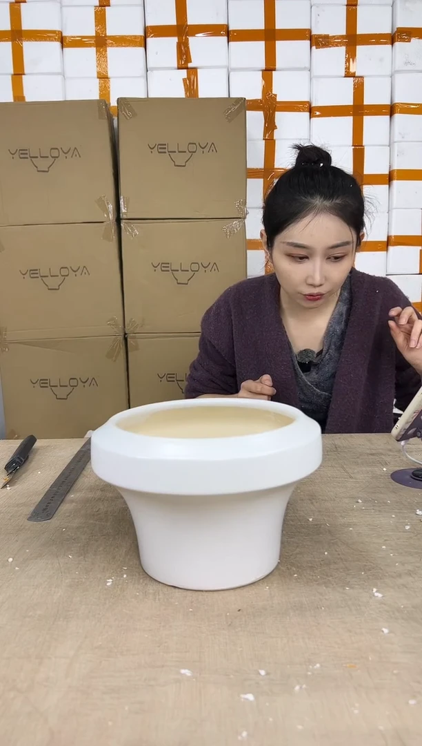 火锅纯白色小号19x15