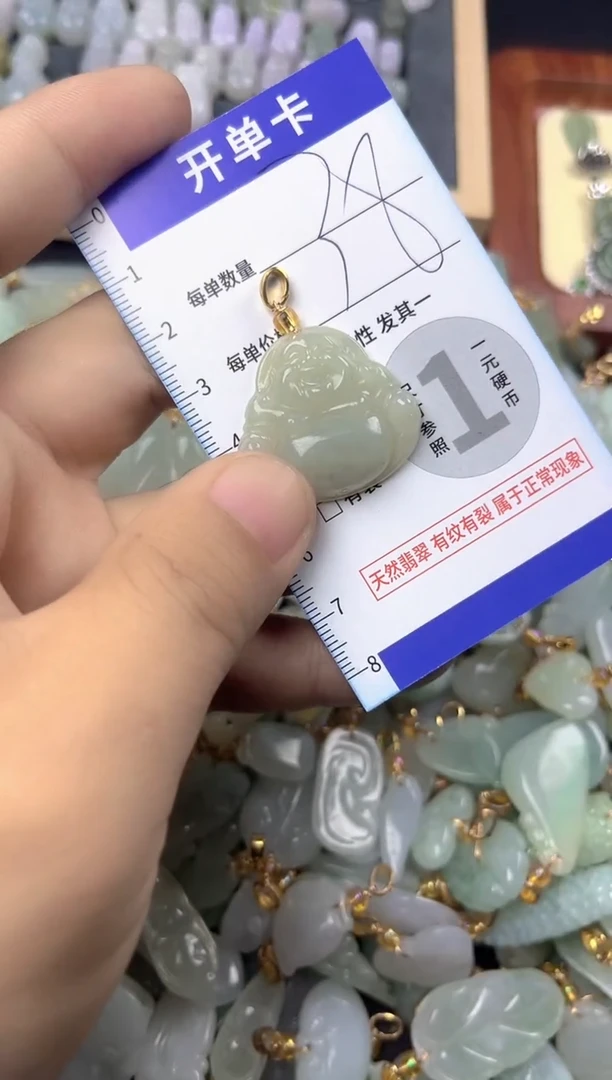 颈饰未镶嵌翡翠天然A货翡翠