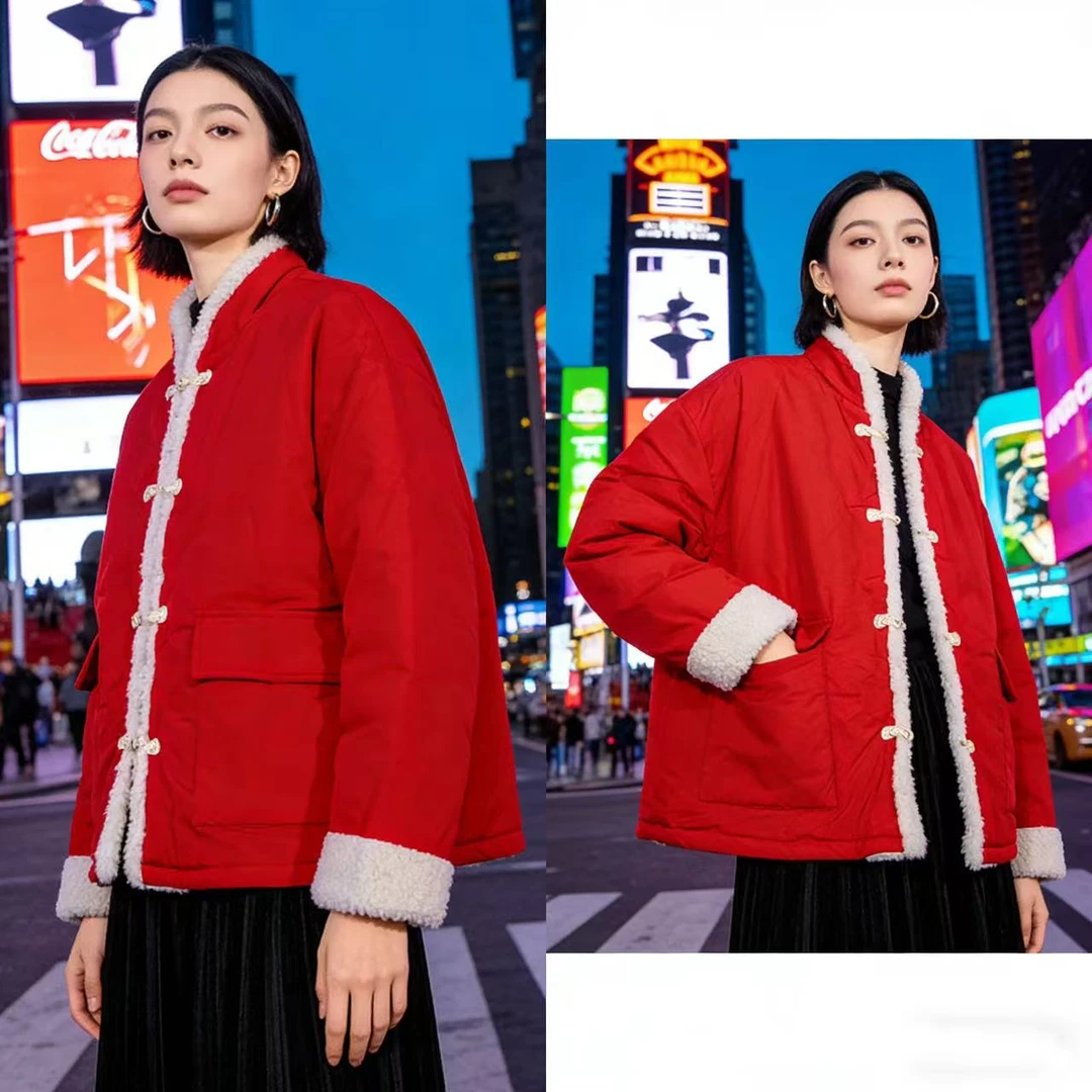 66#冬季新款韩版宽松加厚棉衣ins潮爆款棉袄女款休闲时尚外套