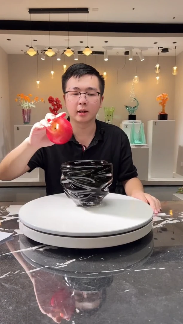 摆件巴比特美学 黑色果斗