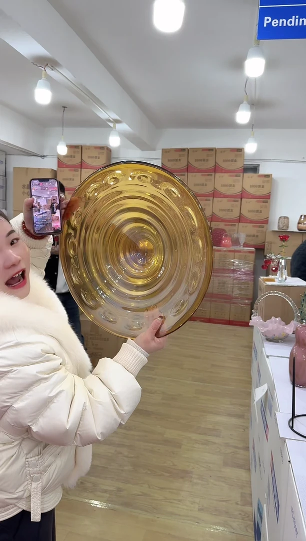 【闪购商品】无铅玻璃甄选花器-c-早15