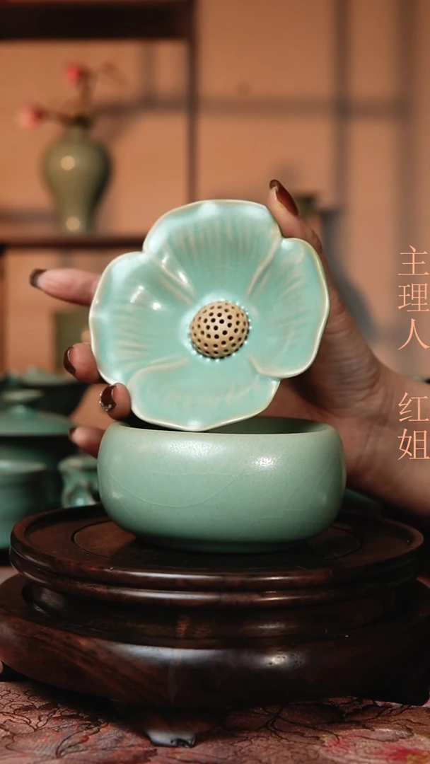 瓷片原产地原矿釉汝瓷