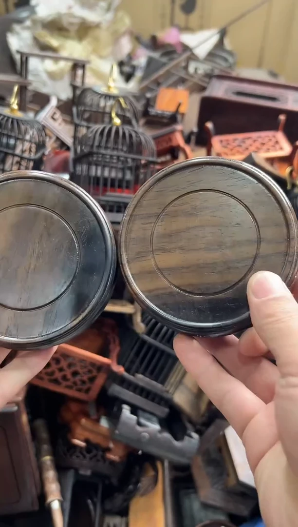 【闪购商品】木705瑕疵底座摆件花架处理2盒