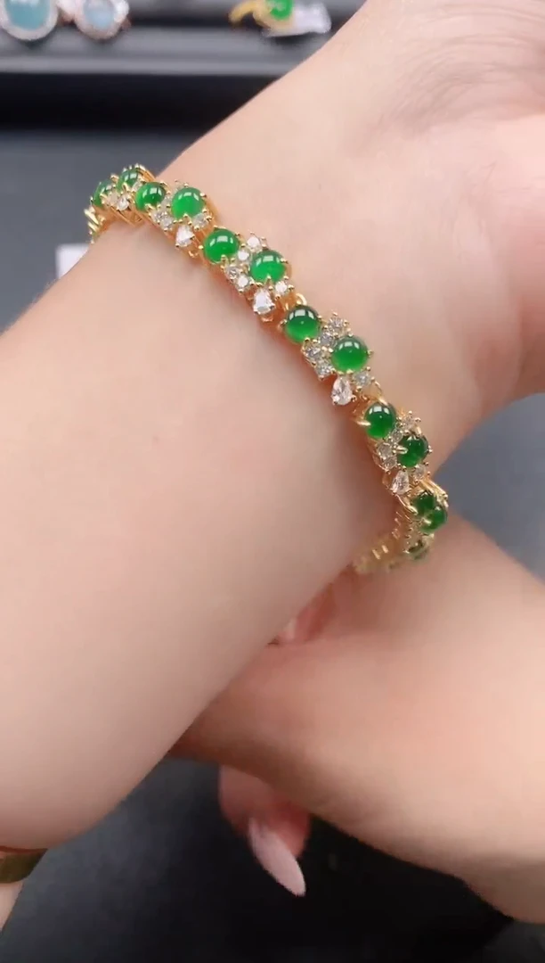 银S925镶嵌戒指翡翠11111