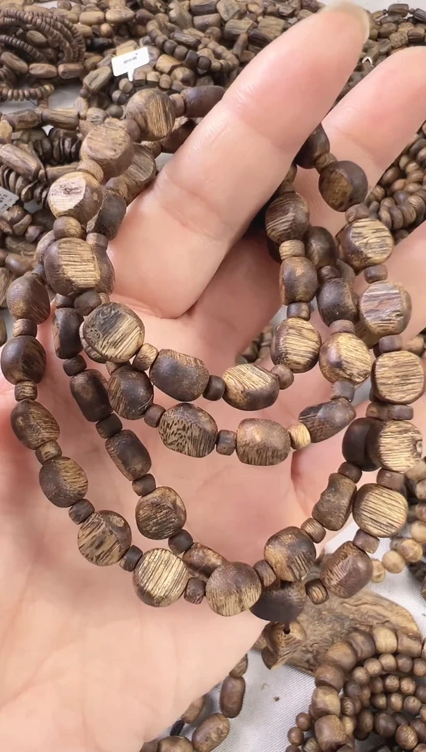 【闪购商品】沉香手串棋楠金钱珠多圈手串17克