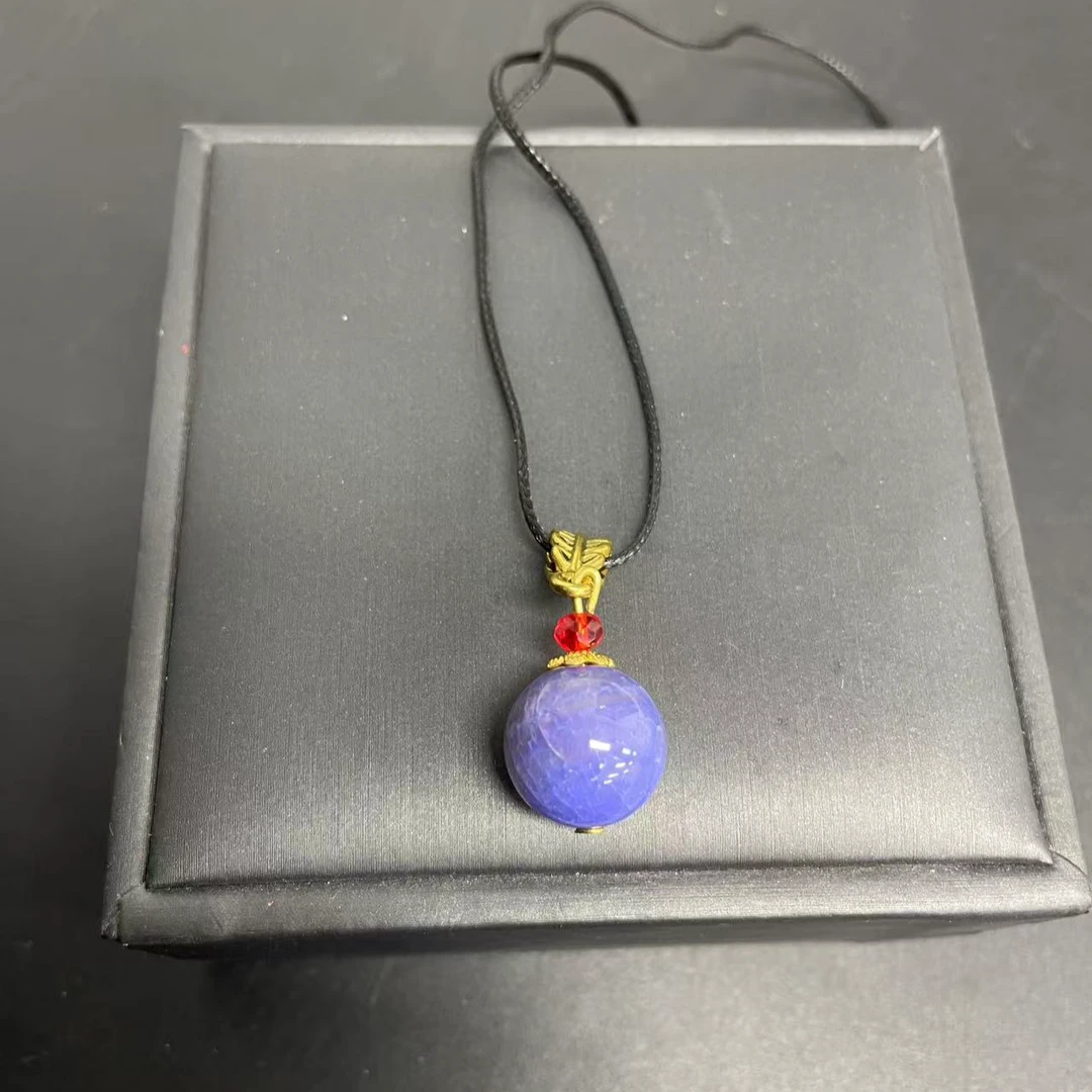 【小杰推荐】冰川蓝纹龙鳞圆珠单珠锁骨链（多样性发其一）8027