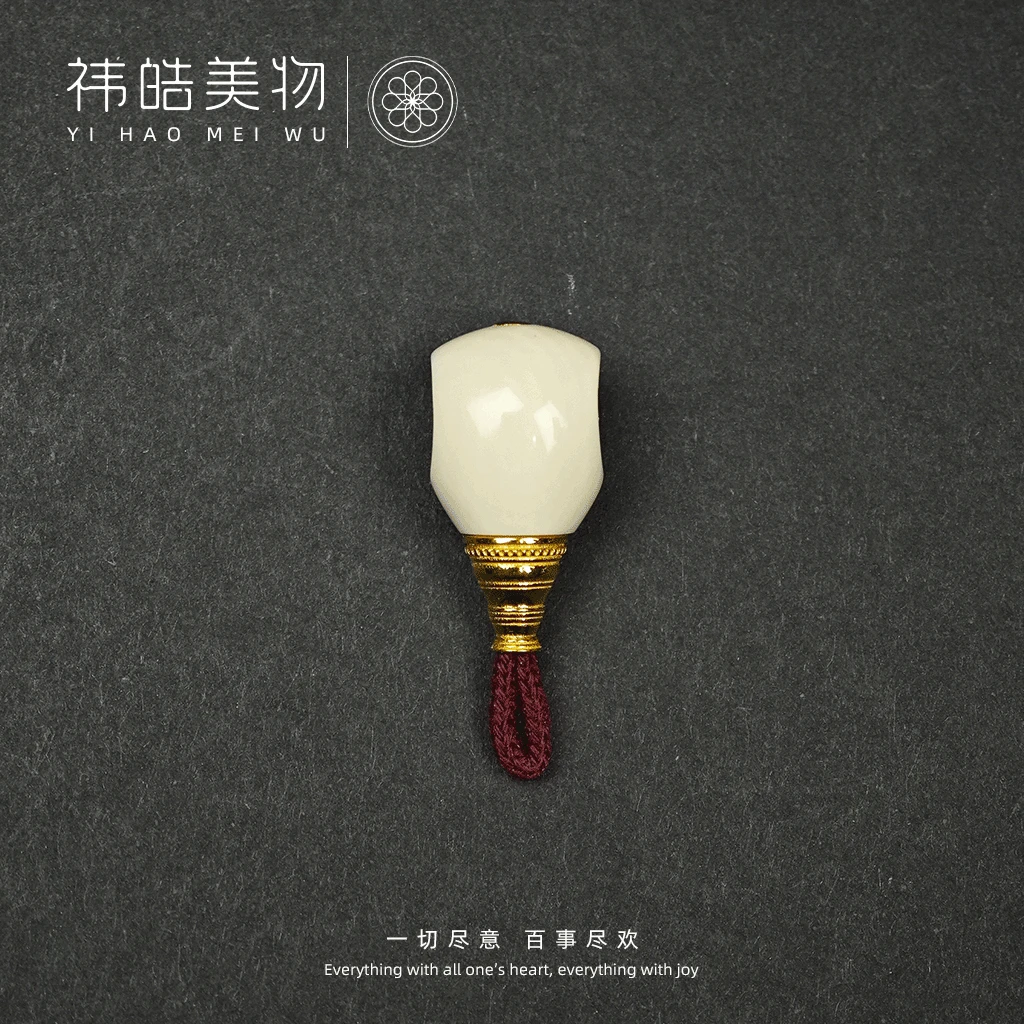 祎皓精选-猛犸18k金塔三通-对孔10
