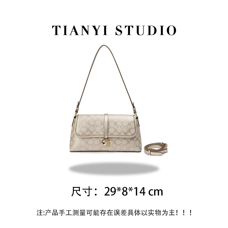 【TY】BF-66339-香槟金  轻奢高级韩版单肩潮流时尚简约女包