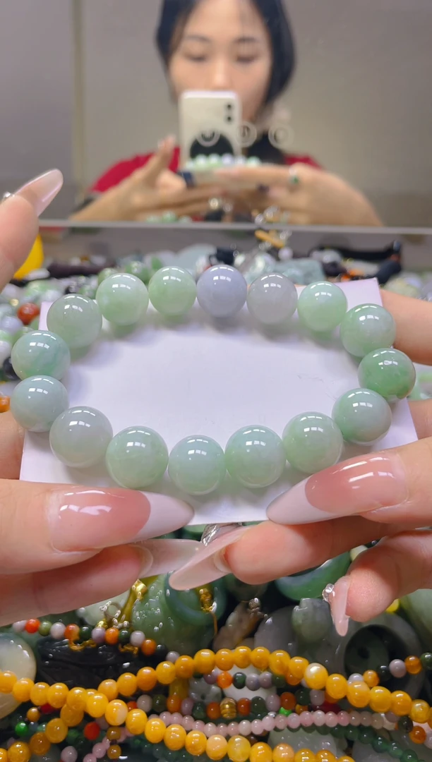 翡翠未镶嵌颈饰13MM/N/翡翠A货，一件也是批发价