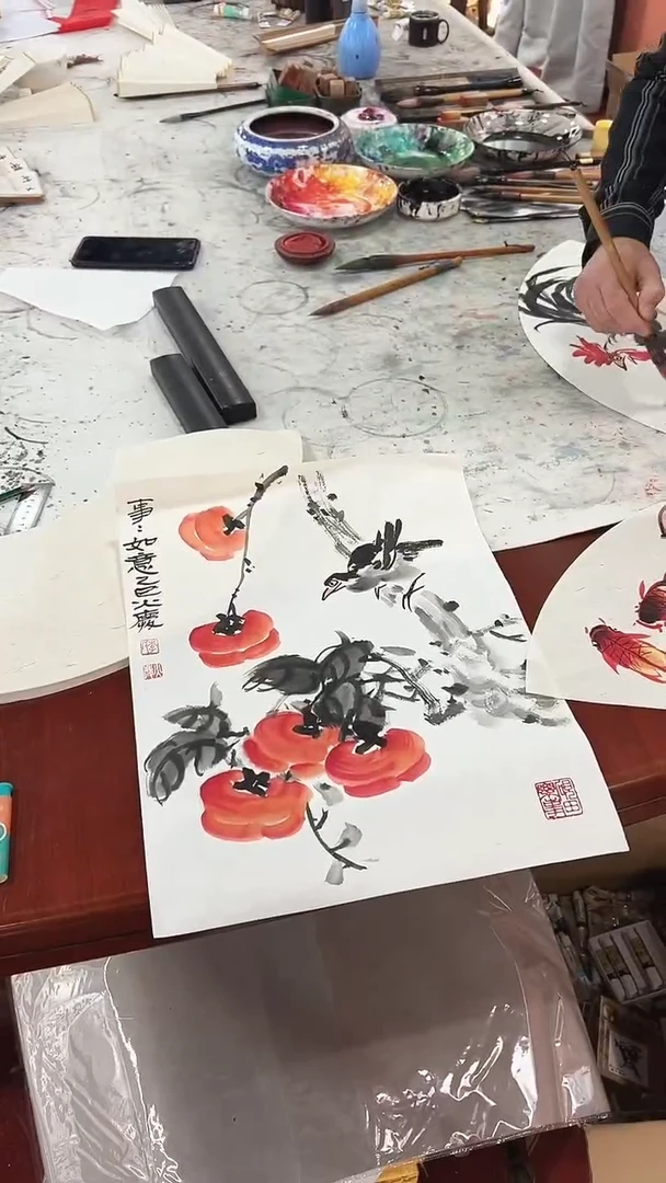 国画李火庆/国画/画心