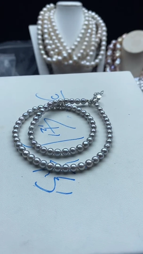 【闪购商品】淡水珍珠颈饰合金1