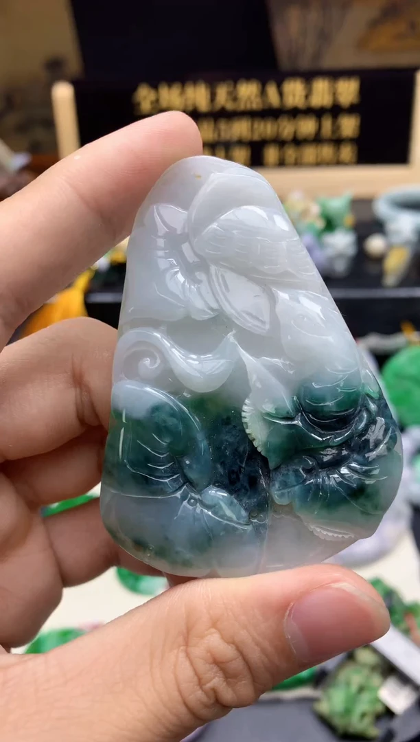 颈饰未镶嵌翡翠天然A货翡翠