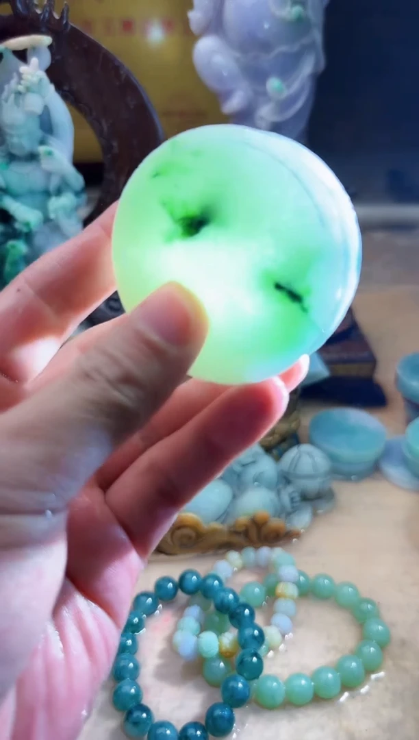 未镶嵌挂件翡翠A货张麦8212