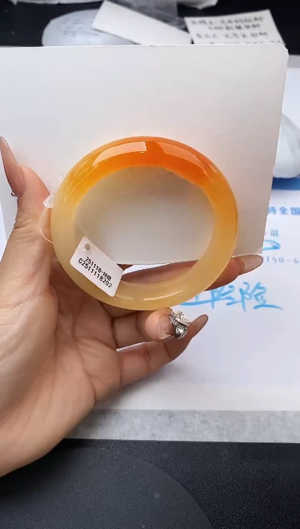 未镶嵌手镯石英质玉w186-HHB56+