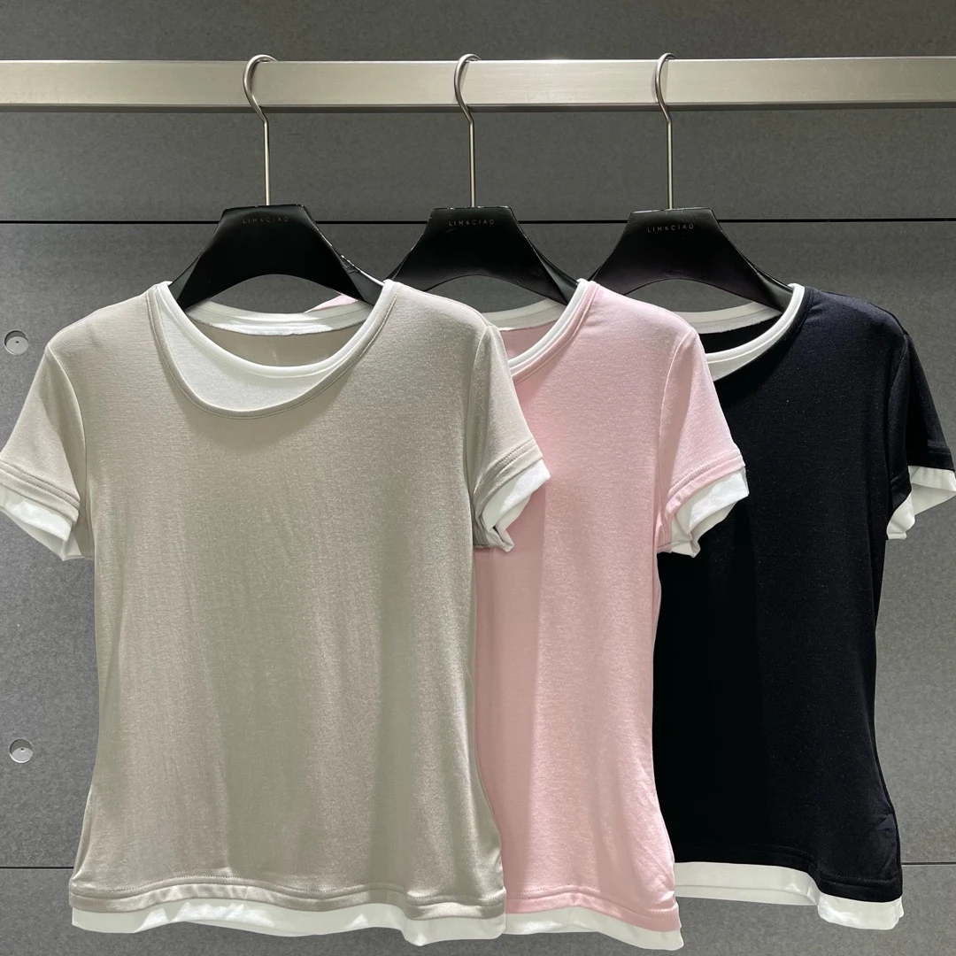 【清 不退差价】设计师搞定款短袖T恤93235