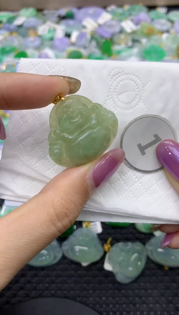 颈饰未镶嵌翡翠天然缅甸翡翠A货