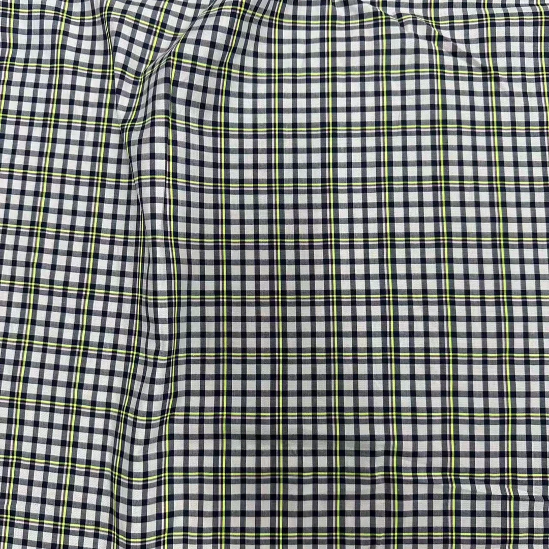 BRB格纹 棉面料格纹衬衫连衣裙服装布料 幅宽140CM