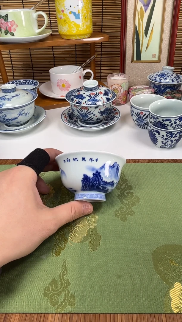 千里江压手杯111