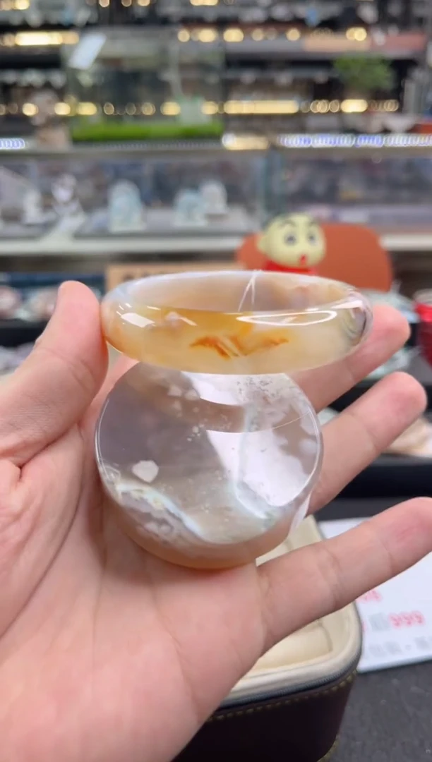 未镶嵌手镯石英质玉60圈口 （赠品镯心）3009077