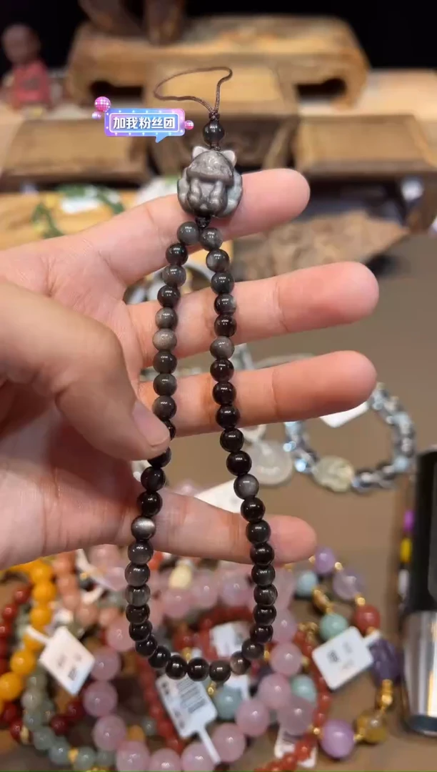 手饰黑曜岩未镶嵌手饰@@Z2742