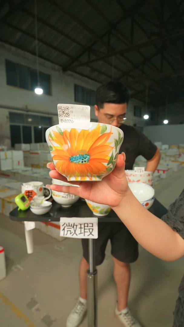 陶瓷景德镇高温釉下彩手绘陶瓷