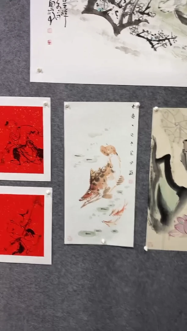 国画尚定固国画作品