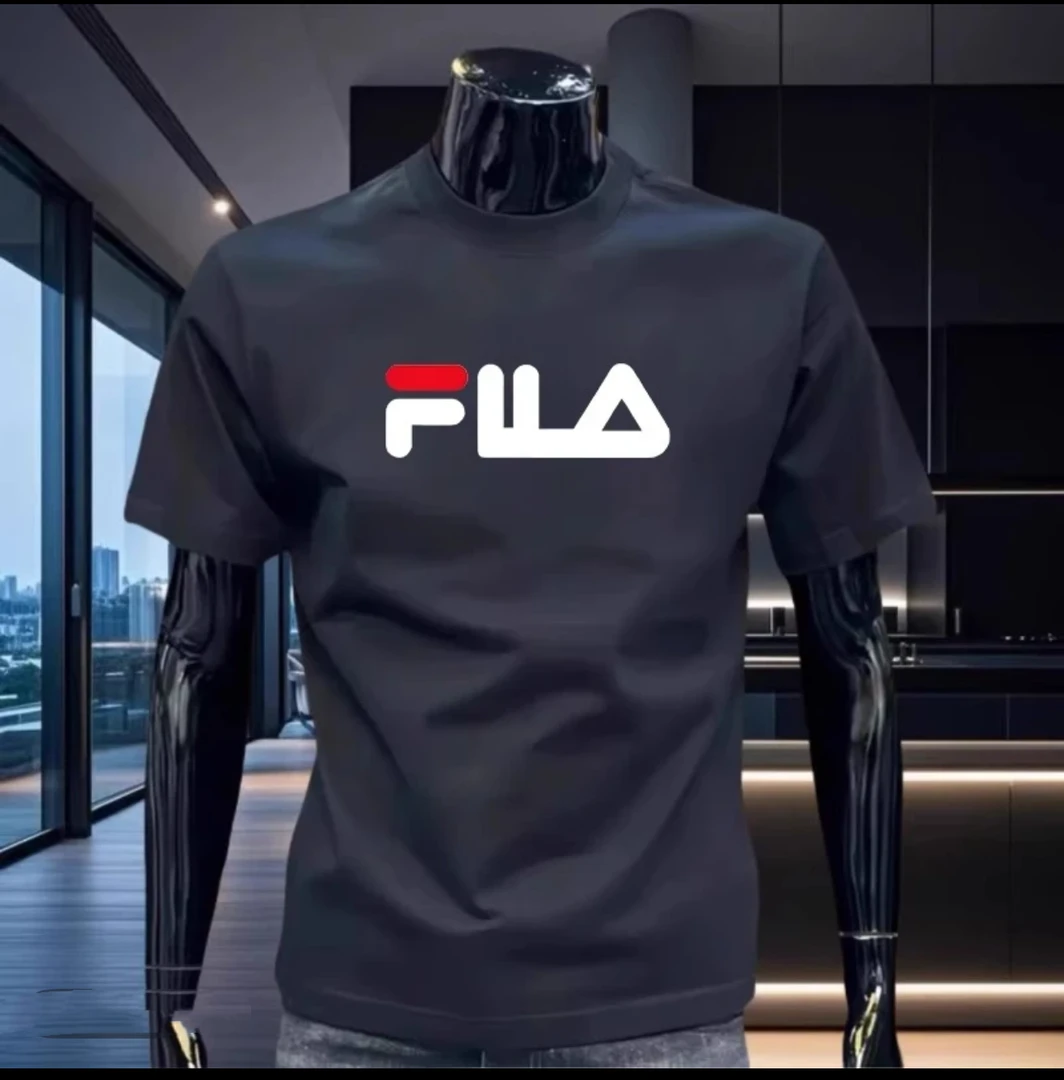 【海外撤柜】斐家短袖 前胸大图新款时尚 男女同款 {发正标}