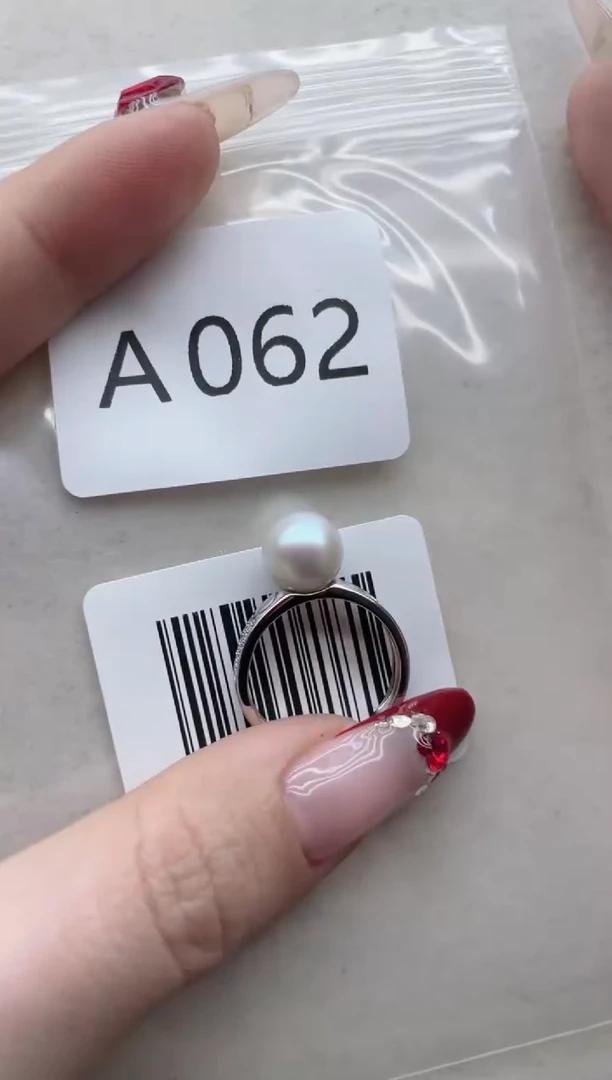 【闪购商品】海水珍珠戒指银S925镶嵌A062