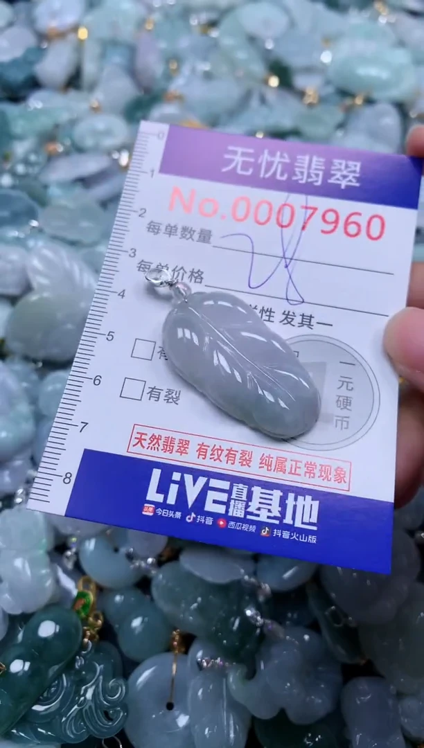 颈饰未镶嵌翡翠7960